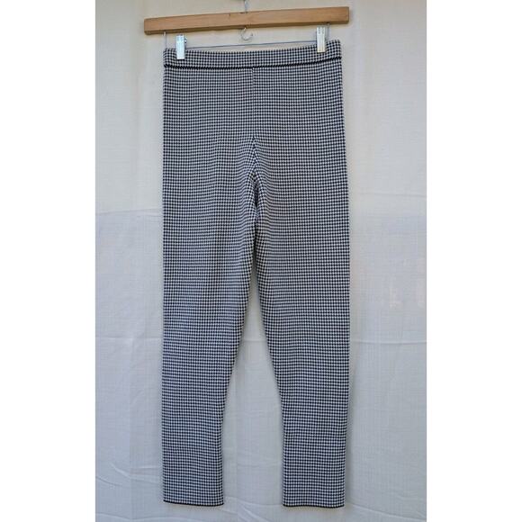 BCBG MAXAZRIA Women's Mars Houndstooth Jacquard Legging Sz M Black Combo Revolve - Picture 4 of 7